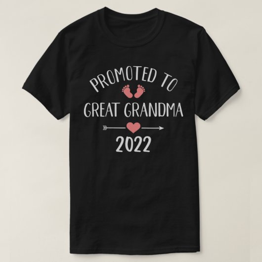 Förderung zur Urgroßmutter 2022 für Schwangerschaf T-Shirt (Design vorne)