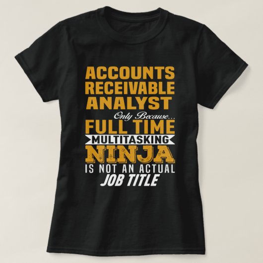Forderungsanalyst T-Shirt (Design vorne)