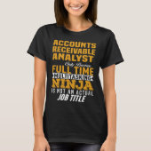 Forderungsanalyst T-Shirt (Vorderseite)