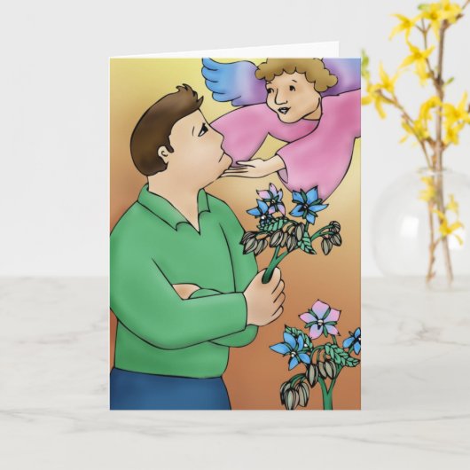 Förderungskarte Karte (Gelbe Blume)