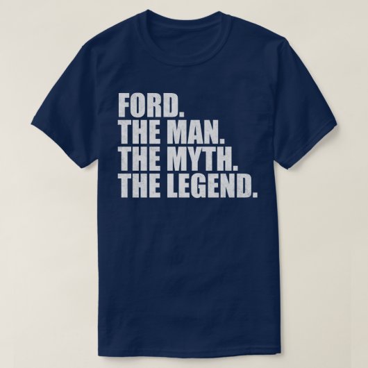 FordFord Namegiven Name T-Shirt (Design vorne)