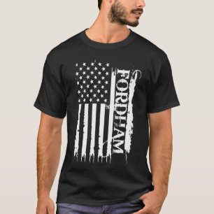 Fordham United Staaten beklagt US-Flagge T-Shirt