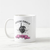 Fording schließlich Bride Skeleton Hand Halloween Kaffeetasse (Links)