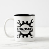 Fordman AKA Kenneth Oaks Gear Coffee Tasse (Links)