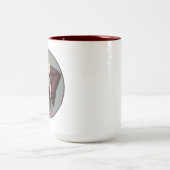 Fordman Kenneth Oaks: "Ich bin im falschen Chat!"  Zweifarbige Tasse (Mittel)