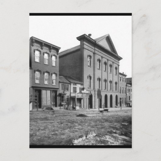 Fords Theater in Lincoln. Washington, D.C. Postkarte (Vorderseite)