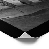 Fords Theater, Szene von Lincolns Tod 1865 Poster (Ecke)