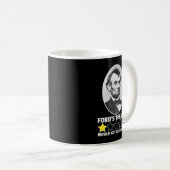 Fords Theater würde Abraham nicht empfehlen Kaffeetasse (VorderseiteRechts)