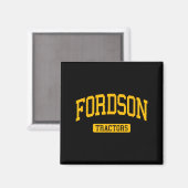 Fordson High School HS Dearborn MI Uni-Sport Magnet (Vorderseite/Rückseite)