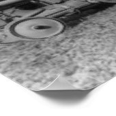 Fordson Tractor Fotograf Poster (Ecke)