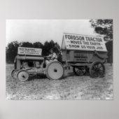 Fordson Tractor Fotograf Poster (Vorne)