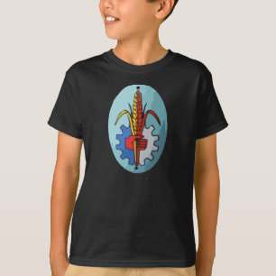 Fordson Traktor Vintage Wandernde Ente Kinder T-Shirt