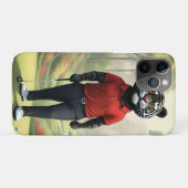 "Fore! Ein schwarzer Tiger, der Golf im Wald spiel Case-Mate iPhone Hülle (Rückseite (Horizontal))