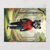 "Fore! Ein schwarzer Tiger, der Golf im Wald spiel Flyer (Hinten)