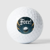 Fore Golf Balls Golfball (Vorderseite)