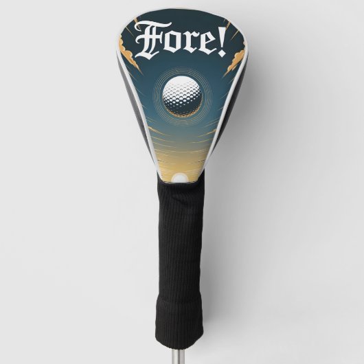 Fore Golf Driver Cover Headcover (Vorderseite)