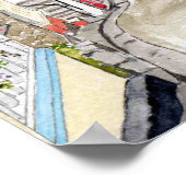 'Fore Street (Polruan)' Poster (Ecke)