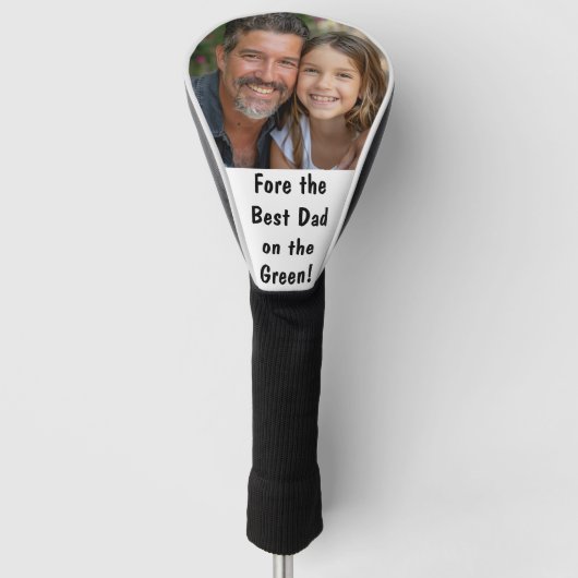 Fore the Best Vater Golf Headcover (Vorderseite)