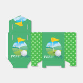 Fore the Golfer Favor Box Geschenkschachtel (Ungefaltet)