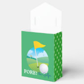 Fore the Golfer Favor Box Geschenkschachtel (Geöffnet)
