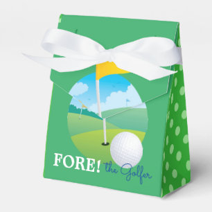 Fore the Golfer Favor Box Geschenkschachtel