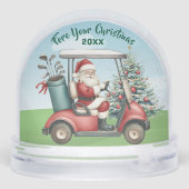 FORE YOUR CHRISTMAS SANTA PLAYS GOLF SCHNEEKUGELN (Rückseite)