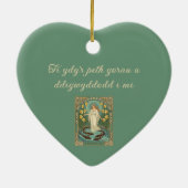 Forecasting Lovers' Fortunes Dwynwen's Well And Sa Keramik Ornament (Hinten)