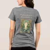 Forecasting Lovers' Fortunes Dwynwen's Well And Sa Tri-Blend Shirt (Rückseite)