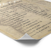 Foreign Words Brautparty Poster (Ecke)