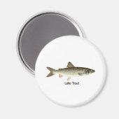 Forelle Artwork Magnet (Vorderseite/Rückseite)