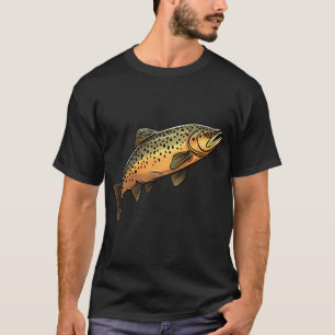 Forelle Aufkleber T-Shirt