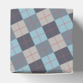 Forelle Blue Gray Baumwolle Orange Red Pattern Geschenkschachtel (Oben)