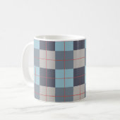 Forelle Blue Gray Baumwolle Orange Red Pattern Kaffeetasse (Vorderseite Links)