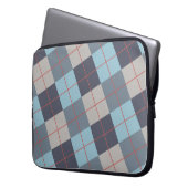 Forelle Blue Gray Baumwolle Orange Red Pattern Laptopschutzhülle (Vorderseite Links)