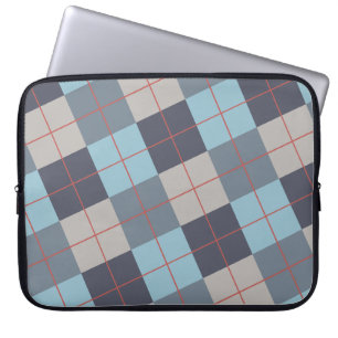 Forelle Blue Gray Baumwolle Orange Red Pattern Laptopschutzhülle