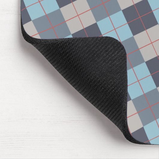 Forelle Blue Gray Baumwolle Orange Red Pattern Mousepad (Ecke)