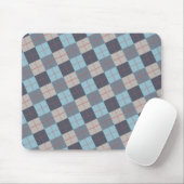 Forelle Blue Gray Baumwolle Orange Red Pattern Mousepad (Mit Mouse)