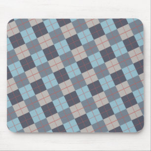 Forelle Blue Gray Baumwolle Orange Red Pattern Mousepad