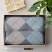 Forelle Blue Gray Baumwolle Orange Red Pattern Seidenpapier (Geschenk)