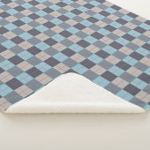 Forelle Blue Gray Baumwolle Orange Red Pattern Sherpadecke (3/4)