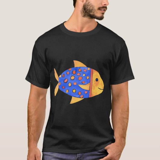 Forelle & Blumen T-Shirt (Vorderseite)