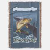 Forelle, die Querschnitt - Montana fischt Decke (Vorderseite Vertikal)