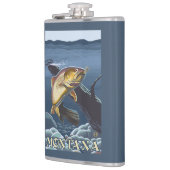 Forelle, die Querschnitt - Montana fischt Flachmann (Links)