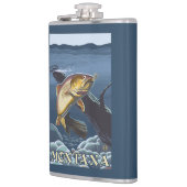 Forelle, die Querschnitt - Montana fischt Flachmann (Links)