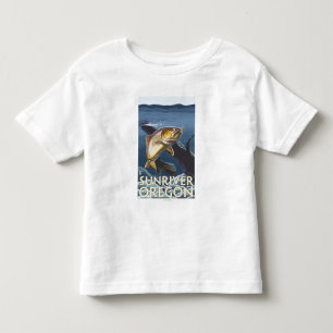 Forelle, die Querschnitt - Sun-fischt, Fluss, Kleinkind T-shirt