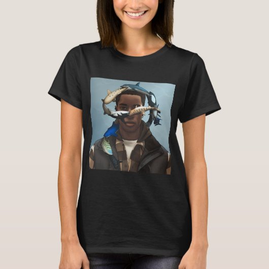 Forelle, die Verforellung T-Shirt (Vorderseite)