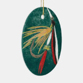 Forelle Fin Fly Fly Weihnachtsschmuck (Rechts)