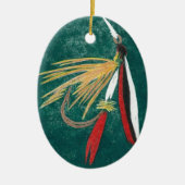 Forelle Fin Fly Fly Weihnachtsschmuck (Vorne)