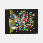Forelle Fisch Bunny Ostern Eier Süße Baum Kostüm J Fleecedecke (Vorderseite (Horizontal))
