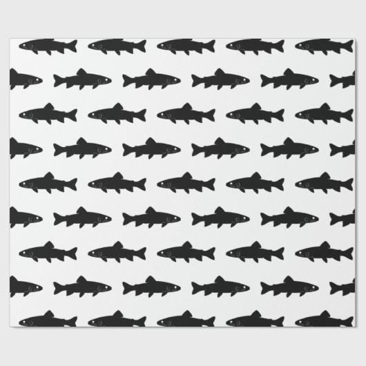 Forelle-Fische - Geschenk-Packpapier Geschenkpapier (Flach)